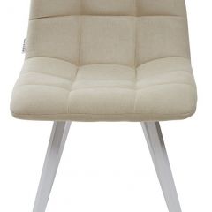 Стул CHILLI SQUARE UF860-01B бежевый, ткань/ белый каркас М-City в Можге - mozhga.mebel24.online | фото 3