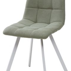 Стул CHILLI SQUARE UF860-11B мятный, ткань/ белый каркас М-City в Можге - mozhga.mebel24.online | фото
