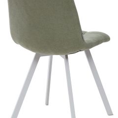 Стул CHILLI SQUARE UF860-11B мятный, ткань/ белый каркас М-City в Можге - mozhga.mebel24.online | фото 2