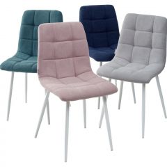 Стул CHILLI UF860-04B сиреневый, ткань/ белый каркас М-City в Можге - mozhga.mebel24.online | фото 2