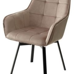 Стул MAVERICK 360 град. поворот. BLUVEL-40 BEIGE/ черный каркас, М-City в Можге - mozhga.mebel24.online | фото