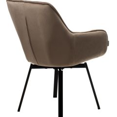 Стул MAVERICK 360 град. поворот. BLUVEL-40 BEIGE/ черный каркас, М-City в Можге - mozhga.mebel24.online | фото 2