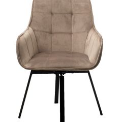 Стул MAVERICK 360 град. поворот. BLUVEL-40 BEIGE/ черный каркас, М-City в Можге - mozhga.mebel24.online | фото 3