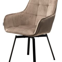 Стул MAVERICK 360 град. поворот. BLUVEL-40 BEIGE/ черный каркас, М-City в Можге - mozhga.mebel24.online | фото 4
