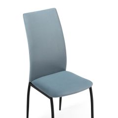 Стул на металлокаркасе Tod light blue / black в Можге - mozhga.mebel24.online | фото 9