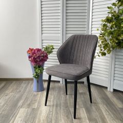 Стул VENA, цвет B28 Темно-серый, велюр / черный каркас М-City в Можге - mozhga.mebel24.online | фото 5