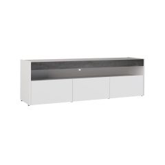 Тумба под ТВ 13.272 (Белый PE шагрень, Интра) в Можге - mozhga.mebel24.online | фото