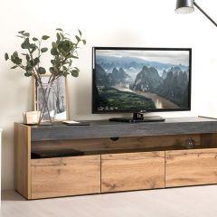 Тумба под ТВ 13.272 (Дуб Вотан 065 R, Интра) в Можге - mozhga.mebel24.online | фото 3
