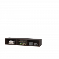 Тумба Подвесная 2 (белый/белый /белый лакобель) в Можге - mozhga.mebel24.online | фото 3