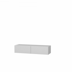Тумба Подвесная 3 (белый/белый /белый лакобель) в Можге - mozhga.mebel24.online | фото 2