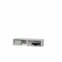 Тумба Подвесная 3 (белый/белый /белый лакобель) в Можге - mozhga.mebel24.online | фото 3