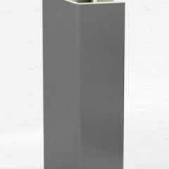 Угловое соединение для цоколя 135 гр. h100 мм (Алюминий, Белый, Черный, Сонома) в Можге - mozhga.mebel24.online | фото