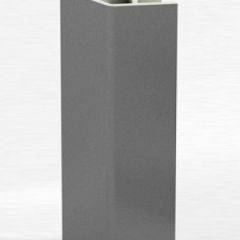 Угловое соединение для цоколя 135 гр. h150 мм (Алюминий, Белый, Черный, Сономаый) в Можге - mozhga.mebel24.online | фото