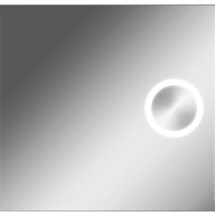 Зеркало Cosmo 100 alum (линза) с подсветкой Sansa (SCL1026Z) в Можге - mozhga.mebel24.online | фото