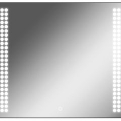 Зеркало Cosmo 90 black с подсветкой Sansa (SC1051Z) в Можге - mozhga.mebel24.online | фото