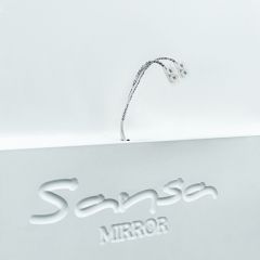 Зеркало Gia 75 white с подсветкой Sansa (SGa1044Z) в Можге - mozhga.mebel24.online | фото 5