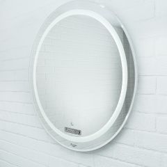 Зеркало Gia 75 white с подсветкой Sansa (SGa1044Z) в Можге - mozhga.mebel24.online | фото 2