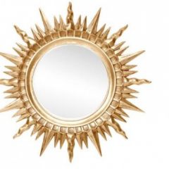 Зеркало круглое золото (1810(1) в Можге - mozhga.mebel24.online | фото