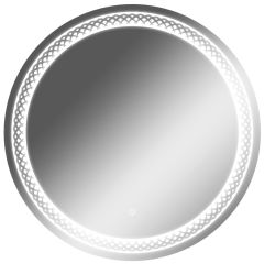 Зеркало Прая 700х700 с подсветкой Домино (GL7048Z) в Можге - mozhga.mebel24.online | фото