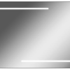 Зеркало Ray 100 black с подсветкой Sansa (SR1035Z) в Можге - mozhga.mebel24.online | фото