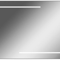 Зеркало Ray 90 black с подсветкой Sansa (SR1036Z) в Можге - mozhga.mebel24.online | фото