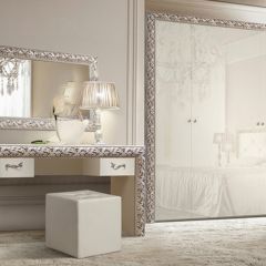 Зеркало Тиффани Premium слоновая кость/серебро (Ф/01(П) в Можге - mozhga.mebel24.online | фото 2