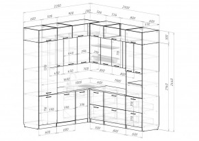 АЛЬБА Кухонный гарнитур Гранд Прайм  (2200*2500 мм) в Можге - mozhga.mebel24.online | фото 2