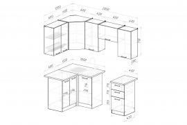 АЛЬБА Кухонный гарнитур Оптима 5 (1200*2000 мм) в Можге - mozhga.mebel24.online | фото 2