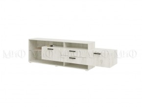 АЛТЕЯ Тумба ТВ (Дуб крафт белый) в Можге - mozhga.mebel24.online | фото 1