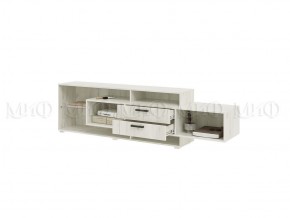 АЛТЕЯ Тумба ТВ (Дуб крафт белый) в Можге - mozhga.mebel24.online | фото 2