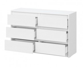 АЙДЕН КМ06-1200 Комод 6 ящиков (белый) в Можге - mozhga.mebel24.online | фото 2