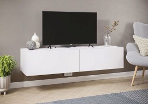 АЙДЕН ТБН06-1400 Тумба ТВ подвесная (белый) в Можге - mozhga.mebel24.online | фото 3