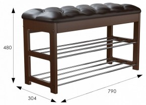 Банкетка-стеллаж для обуви Грейс в Можге - mozhga.mebel24.online | фото