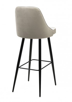 Барный стул NEPAL-BAR ЛАТТЕ #25, велюр/ черный каркас (H=78cm) М-City в Можге - mozhga.mebel24.online | фото 2