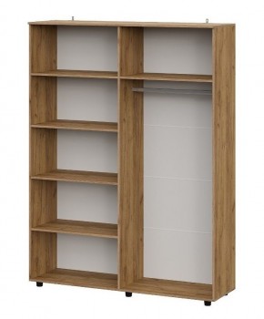 БАЙКАЛ Шкаф четырехстворчатый (Графит/Дуб золотой) в Можге - mozhga.mebel24.online | фото 2