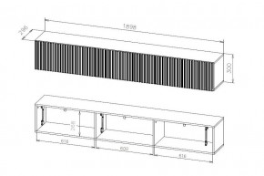 БАЙКАЛ Тумба (Графит/Дуб золотой) в Можге - mozhga.mebel24.online | фото 3
