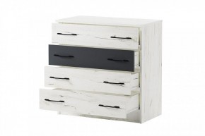 БЕАТРИС Комод К800 (дуб крафт белый/антрацит) в Можге - mozhga.mebel24.online | фото 3