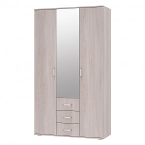 БЕЛЛА Шкаф 3-х створчатый (Ясень белый) в Можге - mozhga.mebel24.online | фото