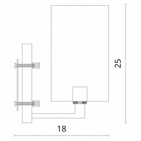 Бра Divinare Porta 5933/01 AP-1 в Можге - mozhga.mebel24.online | фото 3