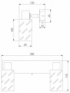 Бра Eurosvet Fente 20090/2 белый/хром в Можге - mozhga.mebel24.online | фото 5