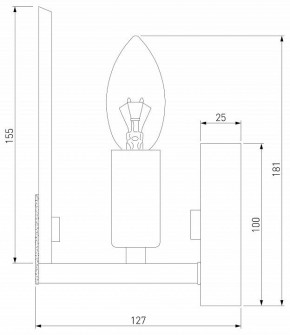 Бра Eurosvet Marble 60158/1 латунь в Можге - mozhga.mebel24.online | фото 3
