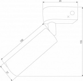 Бра Eurosvet Pitch 20143/1 LED титан в Можге - mozhga.mebel24.online | фото 3