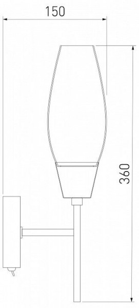 Бра Eurosvet Thalia 60140/1 сатин-никель в Можге - mozhga.mebel24.online | фото 3