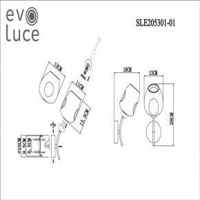 Бра EVOLUCE Besano SLE205301-01 в Можге - mozhga.mebel24.online | фото 7