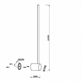 Бра Maytoni Light stick MOD237WL-L6B3K в Можге - mozhga.mebel24.online | фото 3