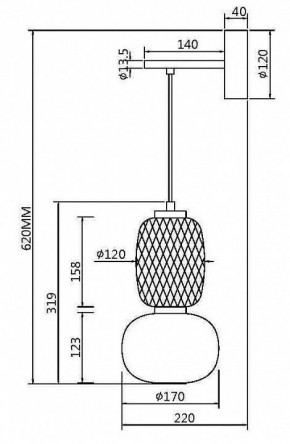 Бра Maytoni Pattern MOD267WL-L18G3K в Можге - mozhga.mebel24.online | фото 4