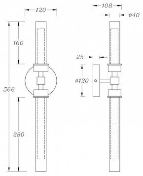 Бра Maytoni Stelo MOD116WL-L7BS3K в Можге - mozhga.mebel24.online | фото 3