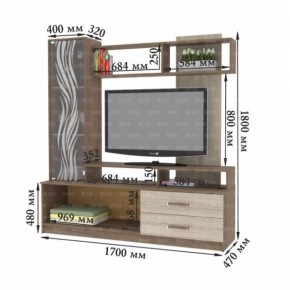 ДАРЬЯ Гостиная (Крафт серый/Крафт белый) в Можге - mozhga.mebel24.online | фото 8