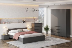 ДЕНВЕР Тумба прикроватная (Графит серый) в Можге - mozhga.mebel24.online | фото 4