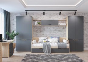 Детская АНТАЛИЯ (модульная) Сонома/Графит софт в Можге - mozhga.mebel24.online | фото
